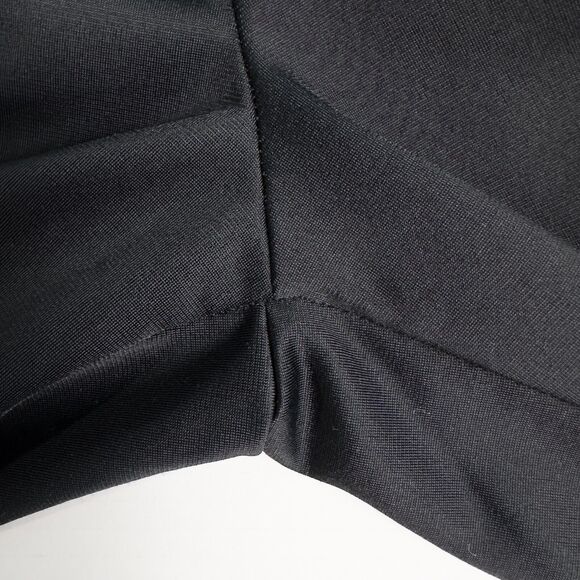 Adidas Essentials 3 Stripes Tricot Open Hem Track Pants Womens Medium Black Y2K - Picture 14 of 16